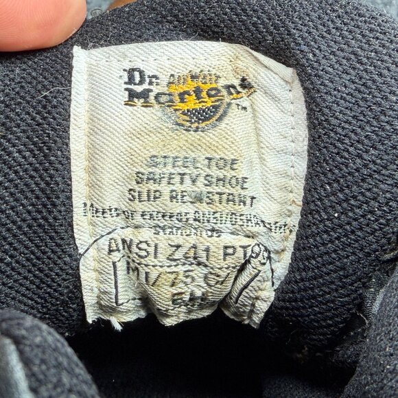 Dr. Martens Teak Safety Boots‎ Made in England  Men\'s 6 Brown Leather Steel Toe main image 2